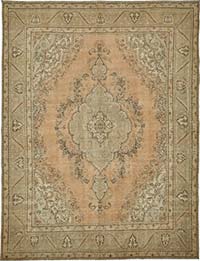 El Dokuma Vintage Halı - 292 cm x 381 cm
