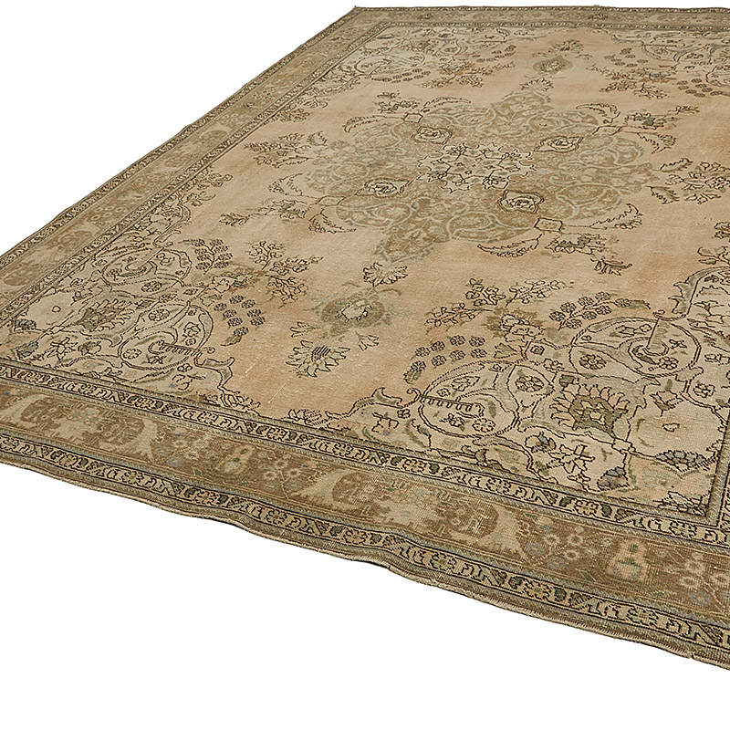 Alfombra Oriental Vintage Anudada a Mano - 283 cm x 378 cm - K0091198