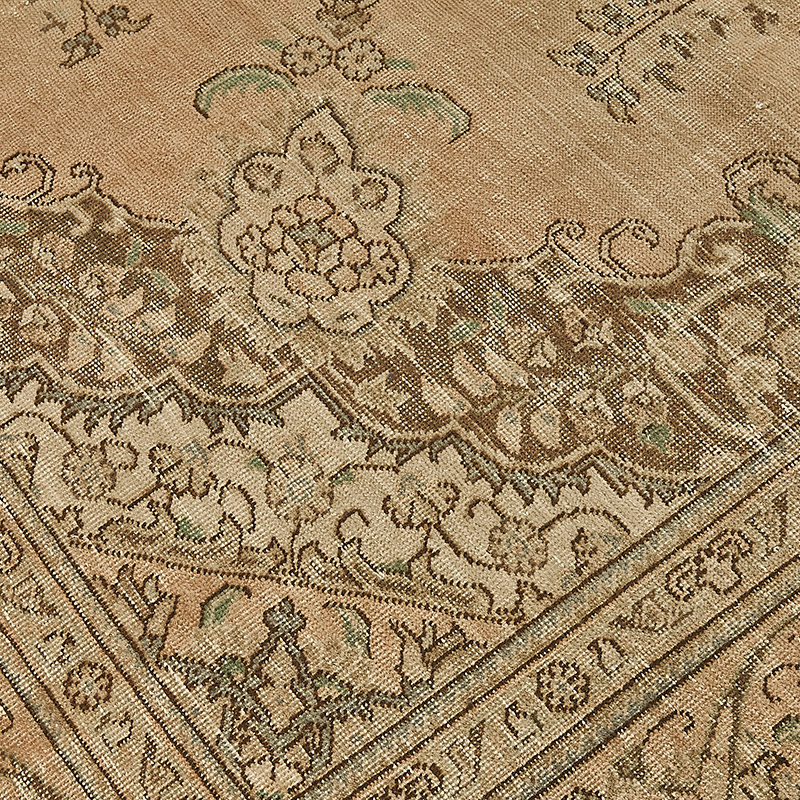 Alfombra Oriental Vintage Anudada a Mano - 291 cm x 378 cm - K0091200