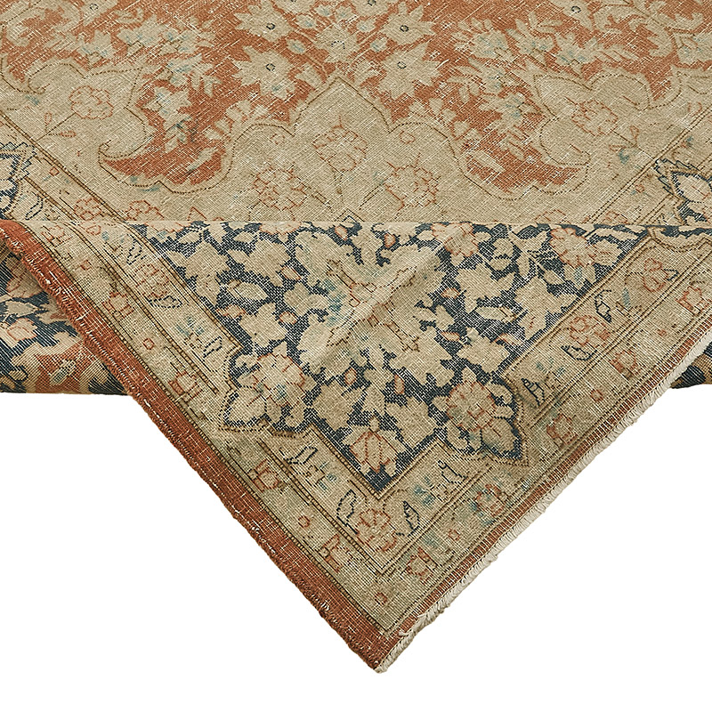Vintage Hand-Knotted Oriental Rug - 9' 9" x 13' 4" (117" x 160") - K0091204