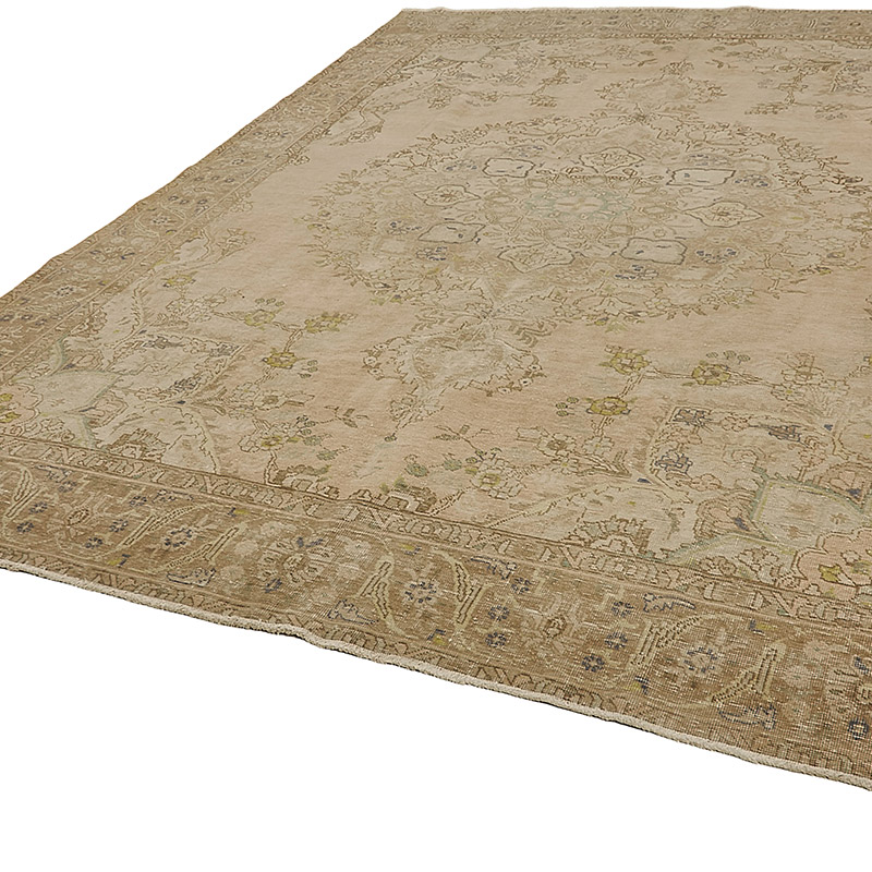 Vintage Hand-Knotted Oriental Rug - 9' 7" x 12' 4" (115" x 148") - K0091205