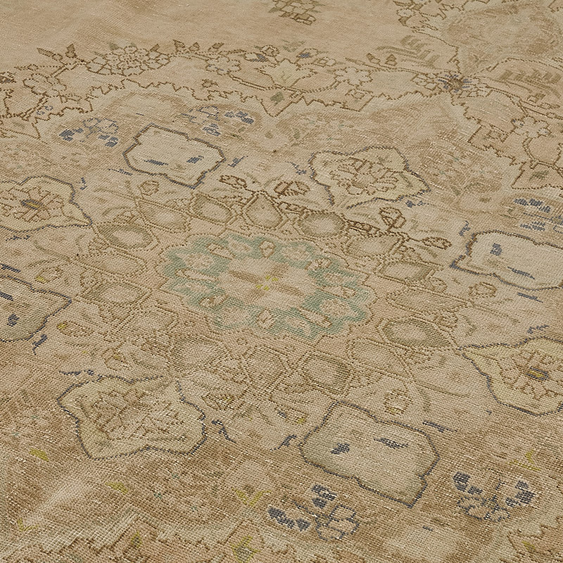 Vintage Hand-Knotted Oriental Rug - 9' 7" x 12' 4" (115" x 148") - K0091205