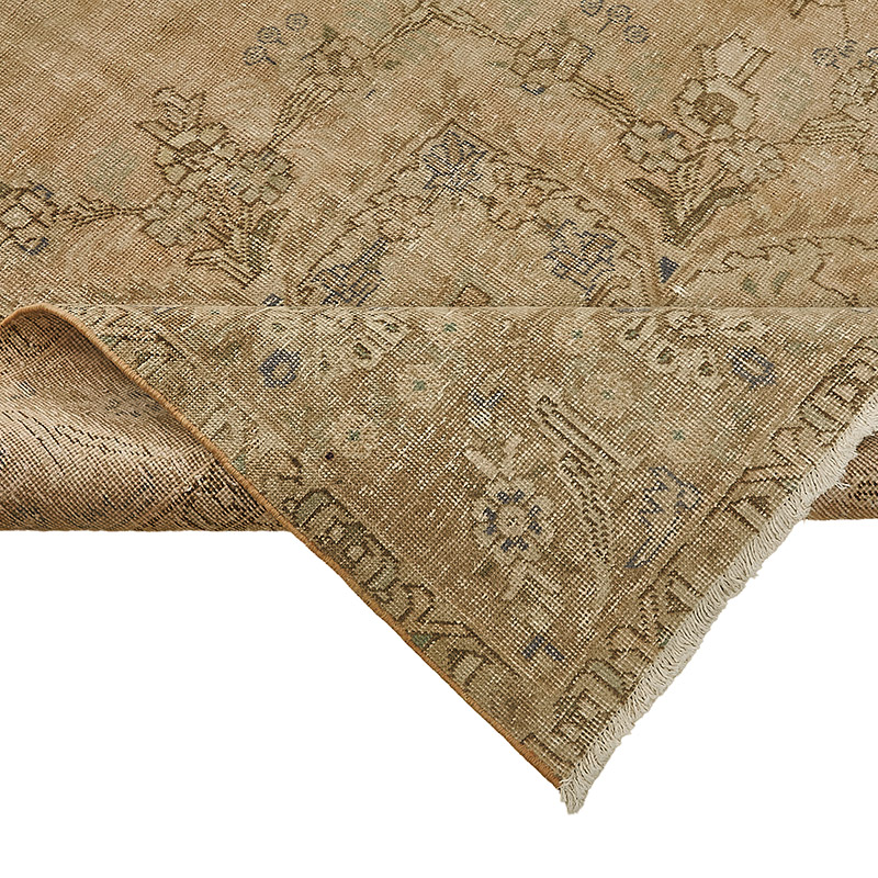 Vintage Hand-Knotted Oriental Rug - 9' 7" x 12' 4" (115" x 148") - K0091205