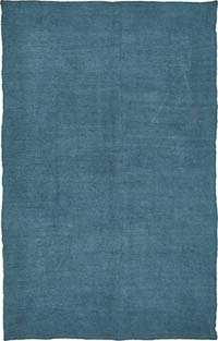 Overdyed Vintage Anatolian Hemp Kilim Rug - 5' 7" x 9'  (67" x 108")