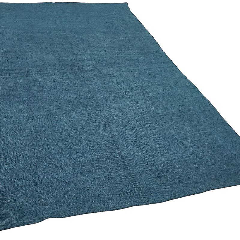 Overdyed Vintage Anatolian Hemp Kilim Rug - 5' 7" x 9'  (67" x 108") - K0091213