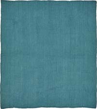 Overdyed Vintage Anatolian Hemp Kilim Rug - 6' 7" x 7'  (79" x 84")