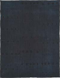 Overdyed Vintage Anatolian Hemp Kilim Rug - 6' 4" x 8' 4" (76" x 100")