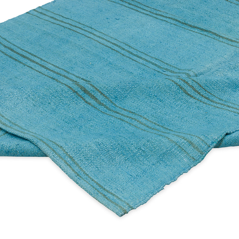 Overdyed Vintage Anatolian Hemp Kilim Rug - 5' 1" x 8' 6" (61" x 102") - K0091217