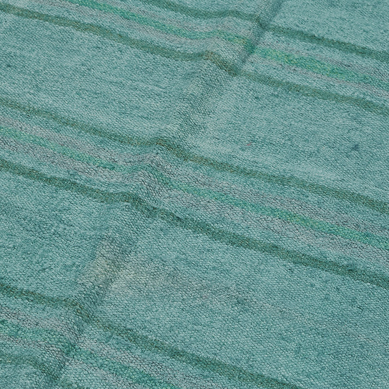 Alfombra Kilim Vintage de Cáñamo de Anatolia Sobreteñida - 140 cm x 230 cm - K0091218