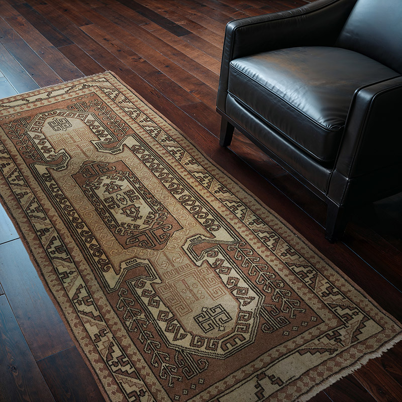 Vintage Turkish Hand-Knotted Rug - 3' 5" x 6' 4" (41" x 76") - K0091220