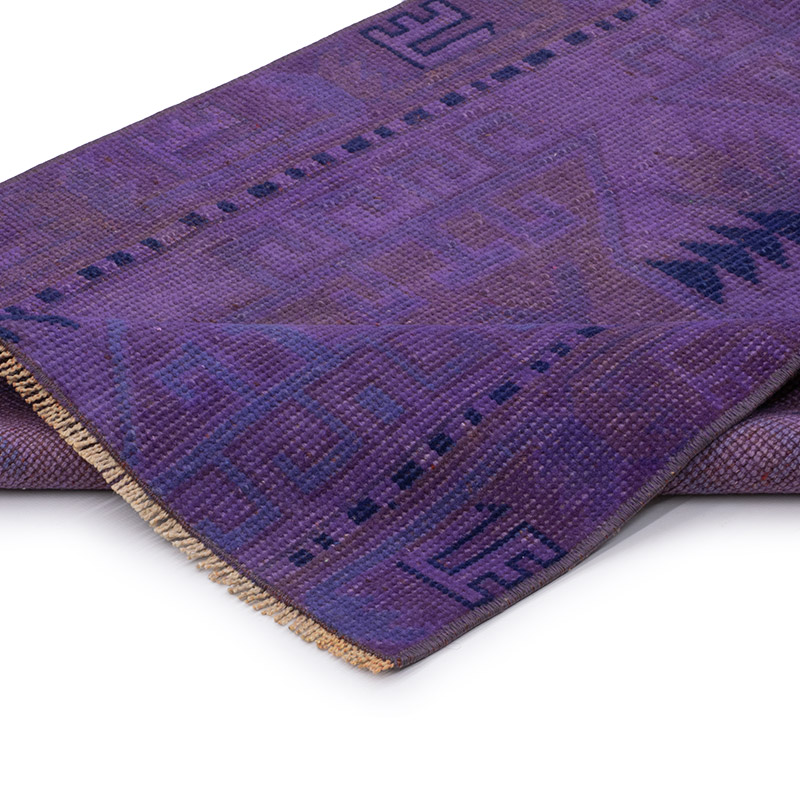 Boyali El Dokuma Vintage Hali Yolluk - 65 cm x 167 cm - K0091221