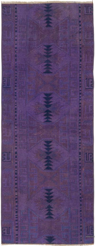 Boyali El Dokuma Vintage Hali Yolluk - 65 cm x 167 cm