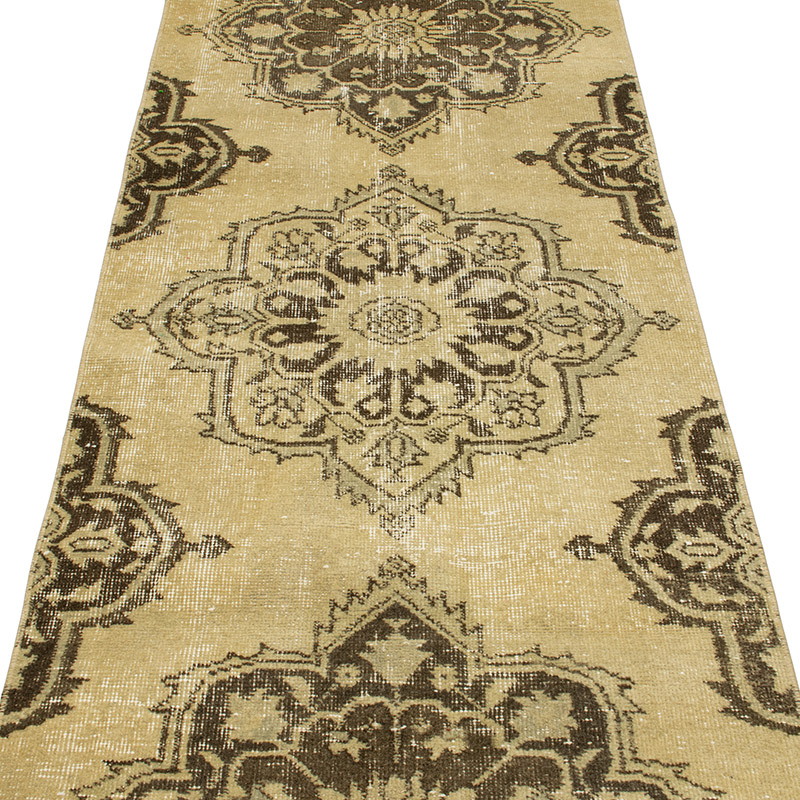 Vintage Turkish Hand-Knotted Runner - 2' 4" x 8' 6" (28" x 102") - K0091229