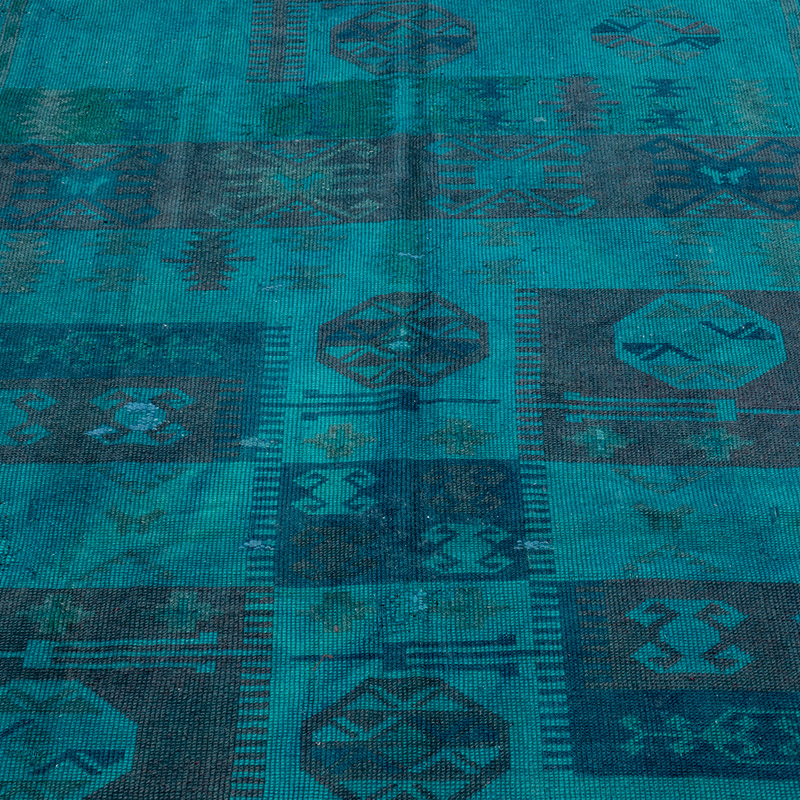 Boyali El Dokuma Vintage Hali - 110 cm x 170 cm - K0091234
