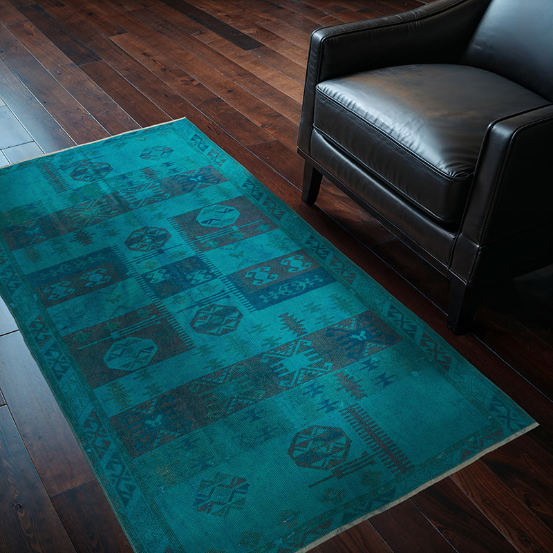 Boyali El Dokuma Vintage Hali - 110 cm x 170 cm - K0091234