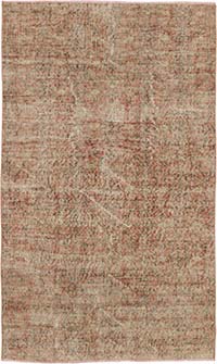 Alfombra Vintage Turca Anudada a Mano - 122 cm x 203 cm
