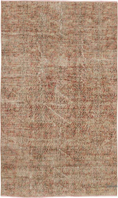 Alfombra Vintage Turca Anudada a Mano - 122 cm x 203 cm