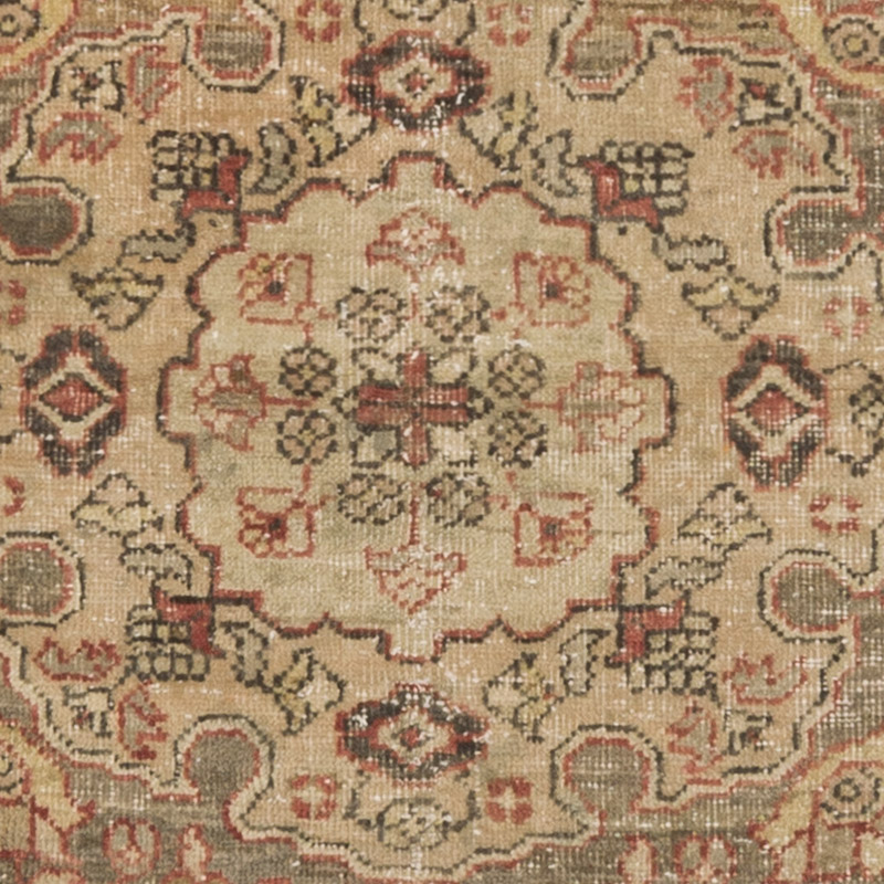 Pasillo Vintage Turco Anudado a Mano - 69 cm x 366 cm - K0091238