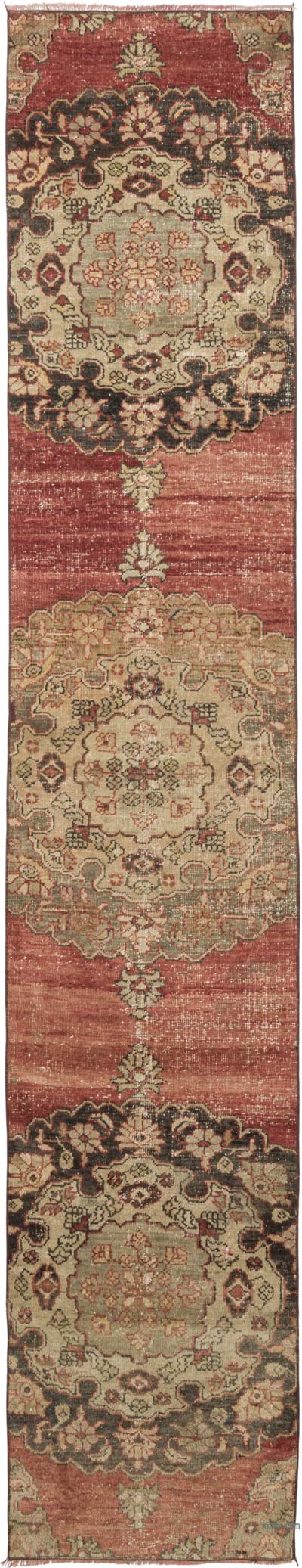 Vintage Anadolu Yolluk - 69 cm x 366 cm
