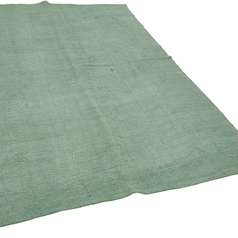 Alfombra Kilim Vintage de Cáñamo de Anatolia Sobreteñida - 170 cm x 250 cm - K0091239