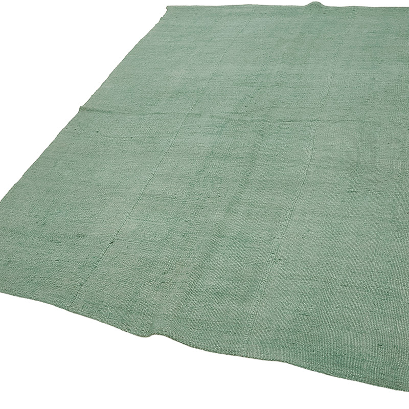 Alfombra Kilim Vintage de Cáñamo de Anatolia Sobreteñida - 170 cm x 250 cm - K0091239