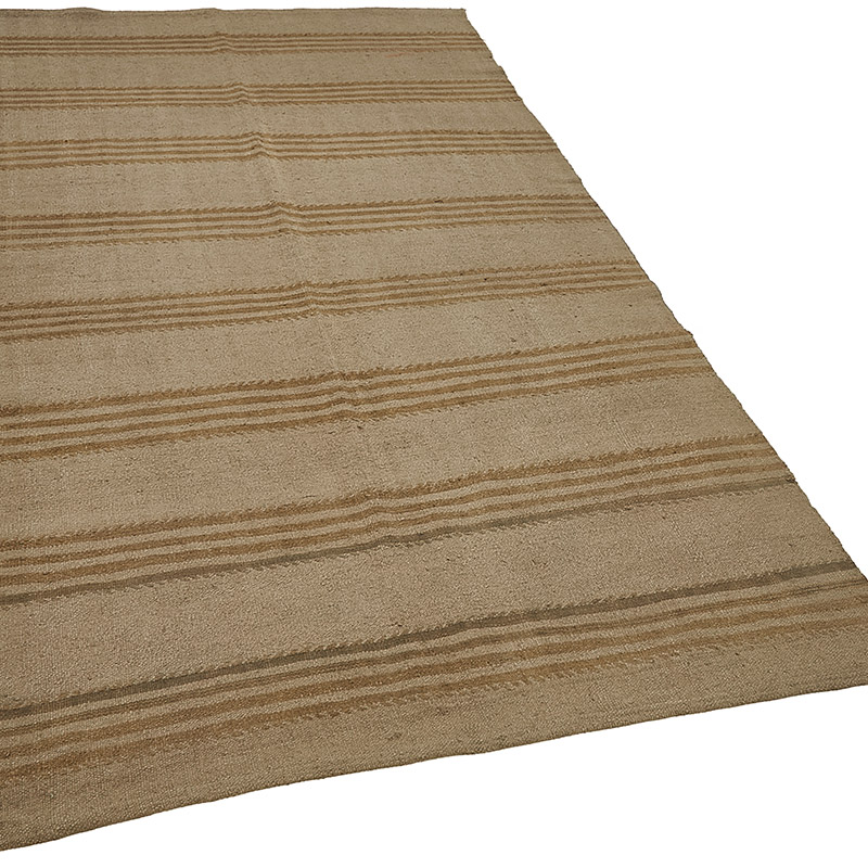 Boyali Vintage Anadolu Kendir Kilim - 136 cm x 240 cm - K0091243