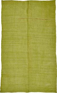 Overdyed Vintage Anatolian Hemp Kilim Rug - 5' 2" x 9'  (62" x 108")