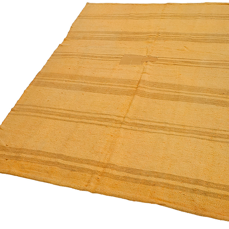 Overdyed Vintage Anatolian Hemp Kilim Rug - 5' 1" x 7' 9" (61" x 93") - K0091248