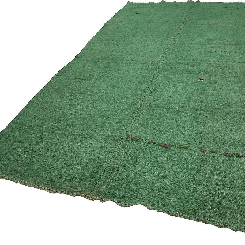 Alfombra Kilim Vintage de Cáñamo de Anatolia Sobreteñida - 170 cm x 290 cm - K0091250