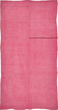 Alfombra Kilim Vintage de Cáñamo de Anatolia Sobreteñida - 154 cm x 302 cm