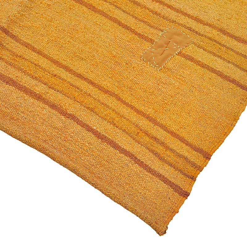 Overdyed Vintage Anatolian Hemp Kilim Rug - 4' 9" x 8' 10" (57" x 106") - K0091254