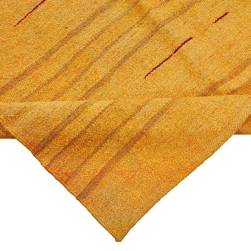 Overdyed Vintage Anatolian Hemp Kilim Rug - 4' 9" x 8' 10" (57" x 106") - K0091254