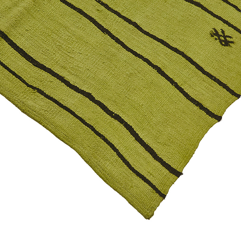 Overdyed Vintage Anatolian Hemp Kilim Rug - 5' 3" x 9' 1" (63" x 109") - K0091257