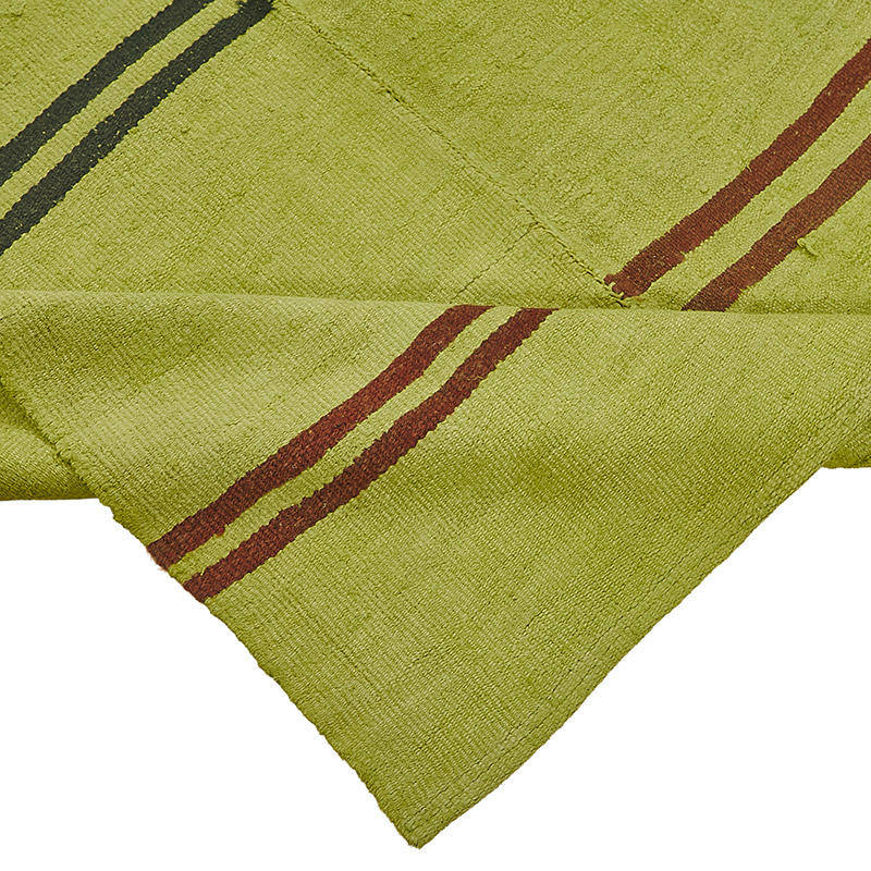 Alfombra Kilim Vintage de Cáñamo de Anatolia Sobreteñida - 146 cm x 302 cm - K0091259