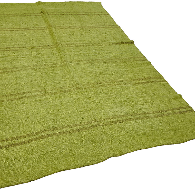 Overdyed Vintage Anatolian Hemp Kilim Rug - 5' 2" x 8' 10" (62" x 106") - K0091260
