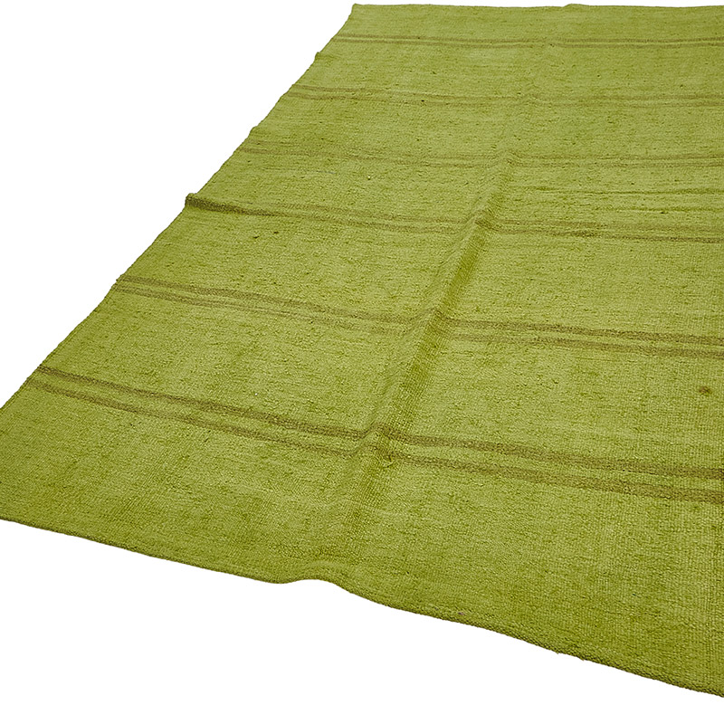 Overdyed Vintage Anatolian Hemp Kilim Rug - 5' 2" x 8' 10" (62" x 106") - K0091260