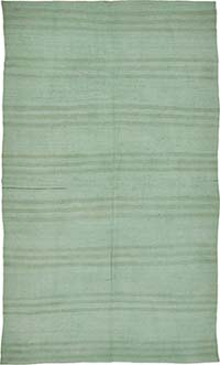 Overdyed Vintage Anatolian Hemp Kilim Rug - 5' 6" x 9' 7" (66" x 115")