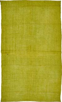 Overdyed Vintage Anatolian Hemp Kilim Rug - 5' 10" x 10' 4" (70" x 124")