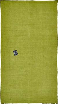 Overdyed Vintage Anatolian Hemp Kilim Rug - 5' 2" x 9' 10" (62" x 118")