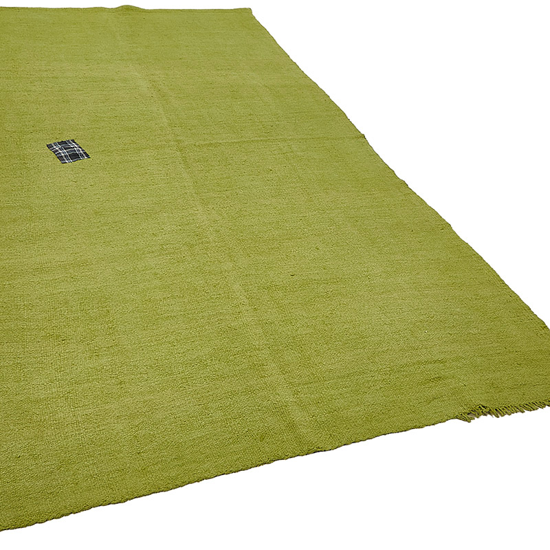 Overdyed Vintage Anatolian Hemp Kilim Rug - 5' 2" x 9' 10" (62" x 118") - K0091270