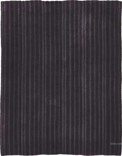 Overdyed Vintage Anatolian Hemp Kilim Rug - 6' 3" x 8'  (75" x 96")