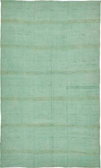 Overdyed Vintage Anatolian Hemp Kilim Rug - 5' 10" x 9' 9" (70" x 117")