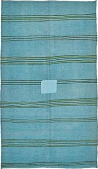 Overdyed Vintage Anatolian Hemp Kilim Rug - 4' 11" x 8' 10" (59" x 106")