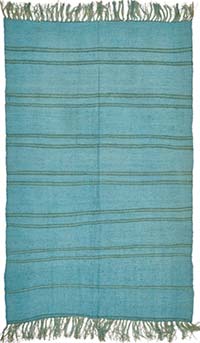 Overdyed Vintage Anatolian Hemp Kilim Rug - 4' 7" x 7' 7" (55" x 91")