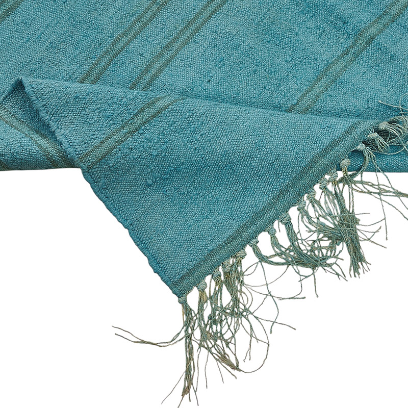 Overdyed Vintage Anatolian Hemp Kilim Rug - 4' 7" x 7' 7" (55" x 91") - K0091279