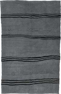Overdyed Vintage Anatolian Hemp Kilim Rug - 5' 1" x 7' 10" (61" x 94")