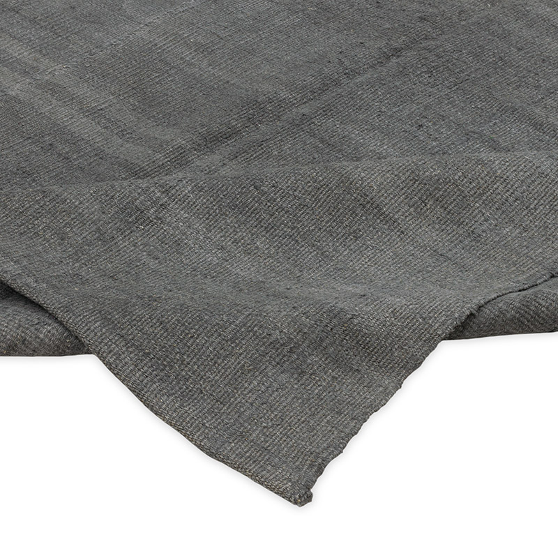 Overdyed Vintage Anatolian Hemp Kilim Rug - 6' 5" x 7' 3" (77" x 87") - K0091282
