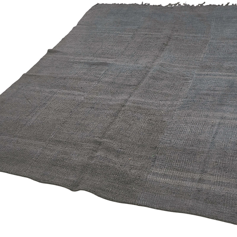 Overdyed Vintage Anatolian Hemp Kilim Rug - 6' 3" x 7' 8" (75" x 92") - K0091286