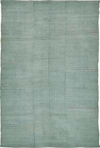 Overdyed Vintage Anatolian Hemp Kilim Rug - 5' 4" x 8' 2" (64" x 98")