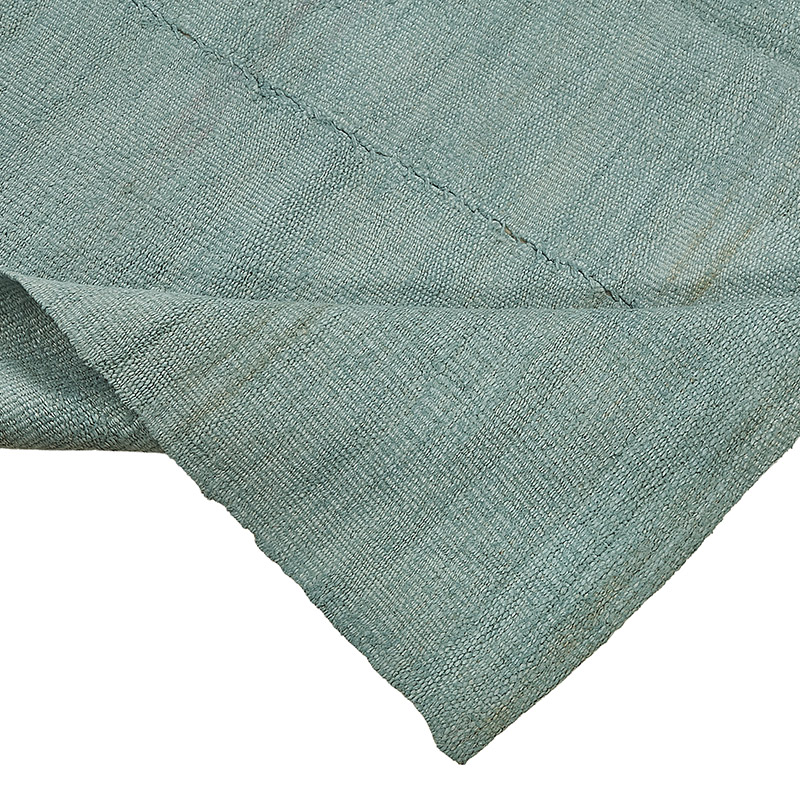 Alfombra Kilim Vintage de Cáñamo de Anatolia Sobreteñida - 162 cm x 248 cm - K0091287